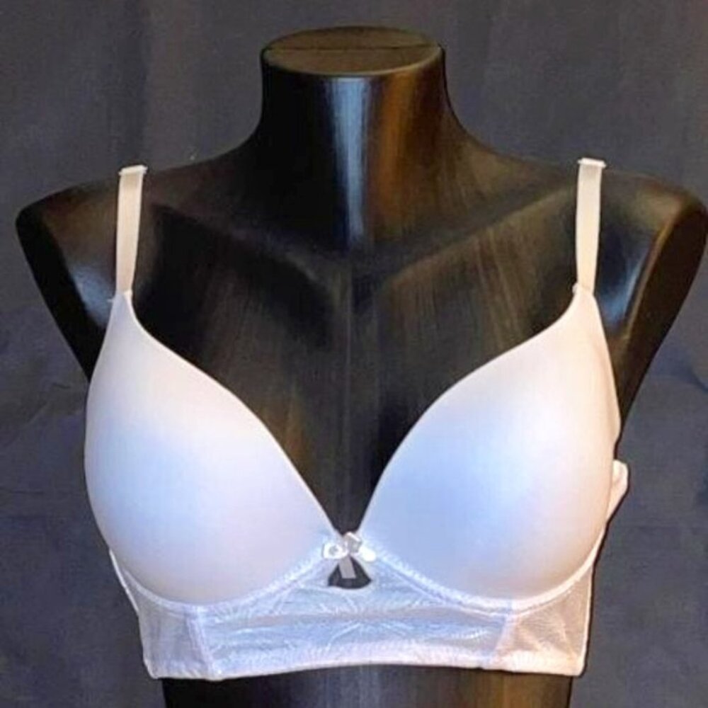 White Push-Up Bra